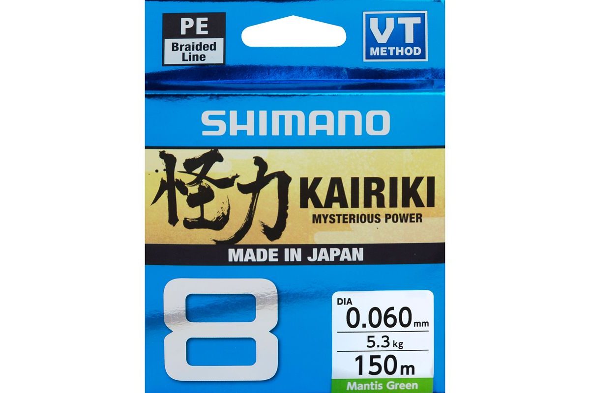 Shimano Šnúra Kairiki 8 Mantis Green 150m