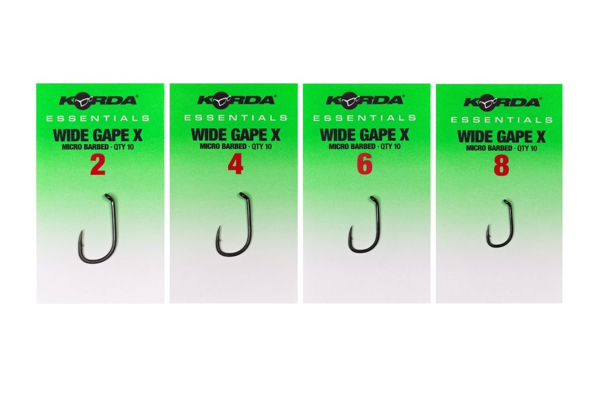 Korda Háčky Essentials Wide Gape X 10ks