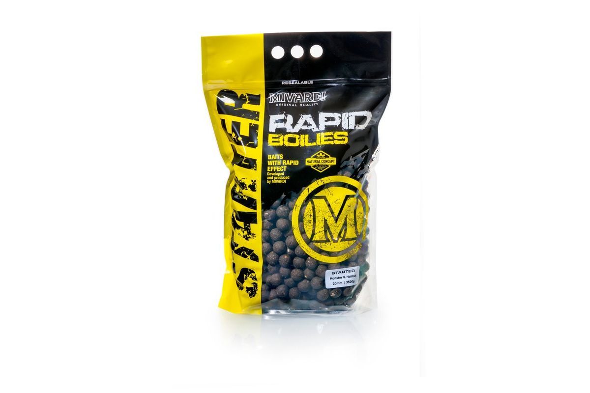 Mivardi Rapid Boilies Starter Monster & Halibut 3,5kg