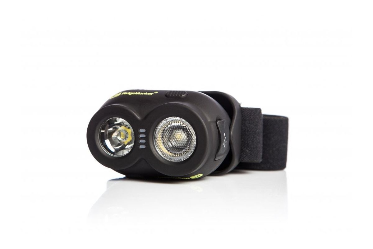 RidgeMonkey Čelovka VRH150 USB Rachargeable Headtorch