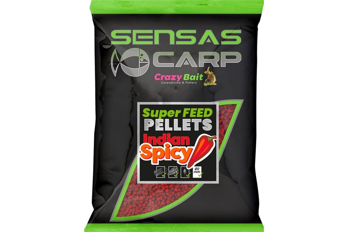 Sensas Pelety Super Feed Indian Spicy 650g