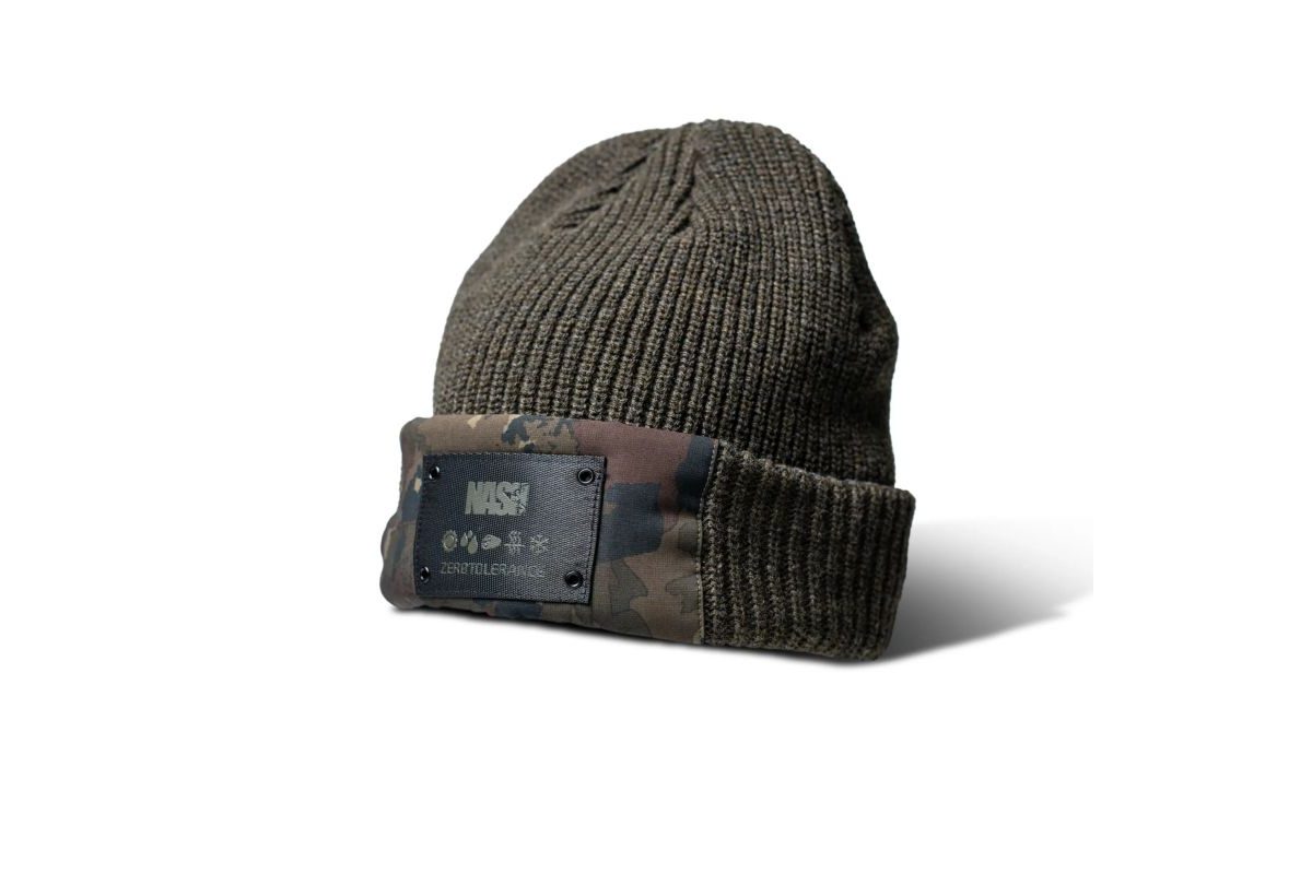 Nash Zimní čepice ZT Woolly Hat Camo Panel