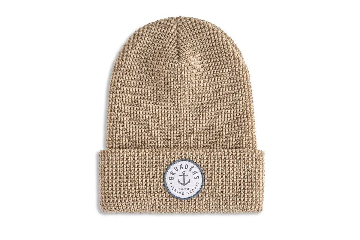 Grundéns Čiapka Anchor Waffle Beanie Clay O/S