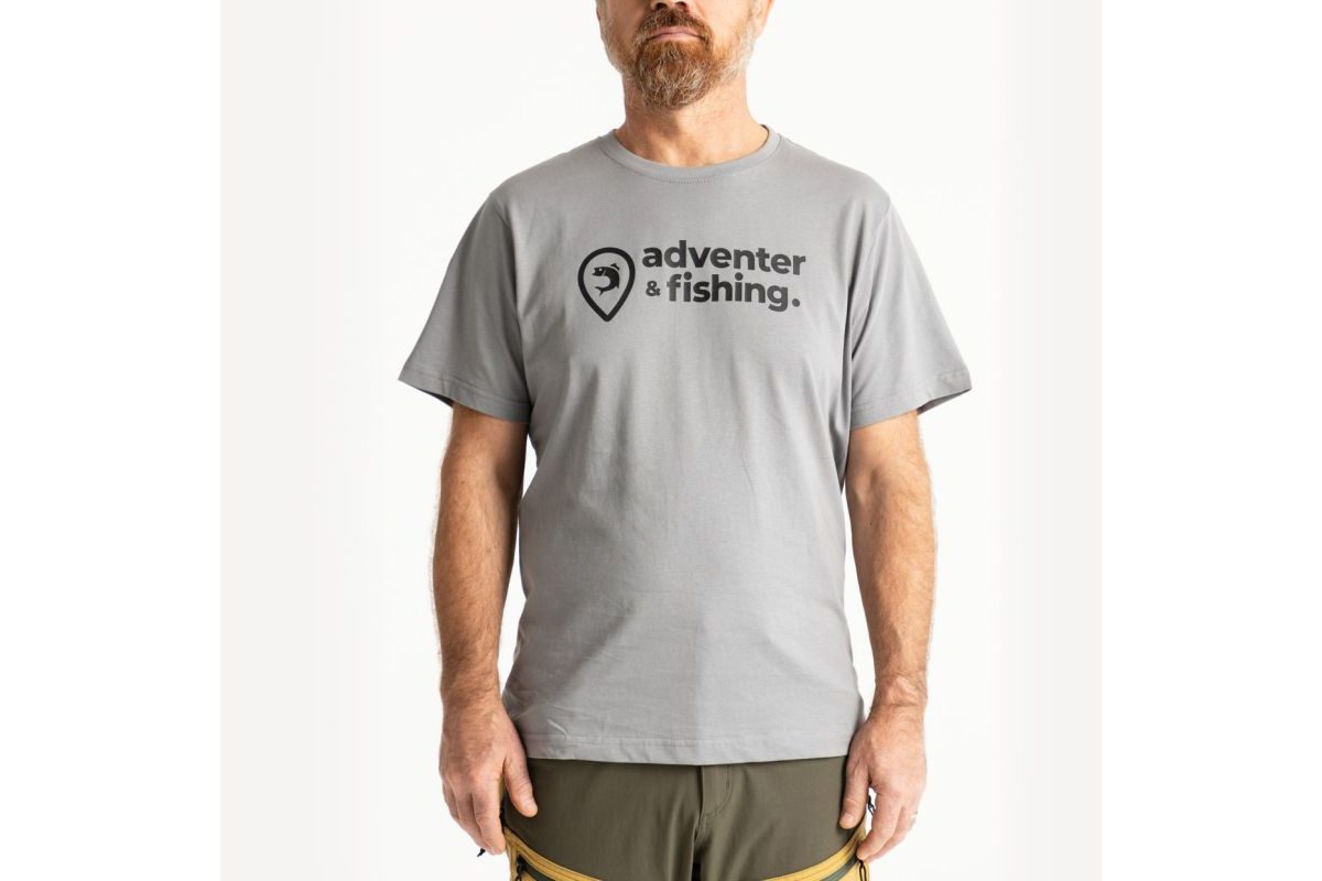Adventer & fishing Tričko krátký rukáv Steel