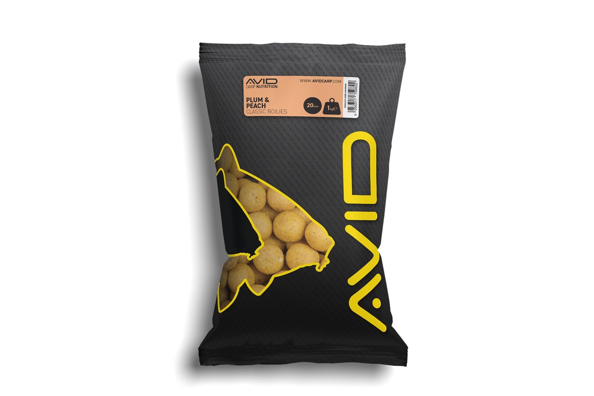Avid Boilies Classic Slivka & Broskyňa 1kg