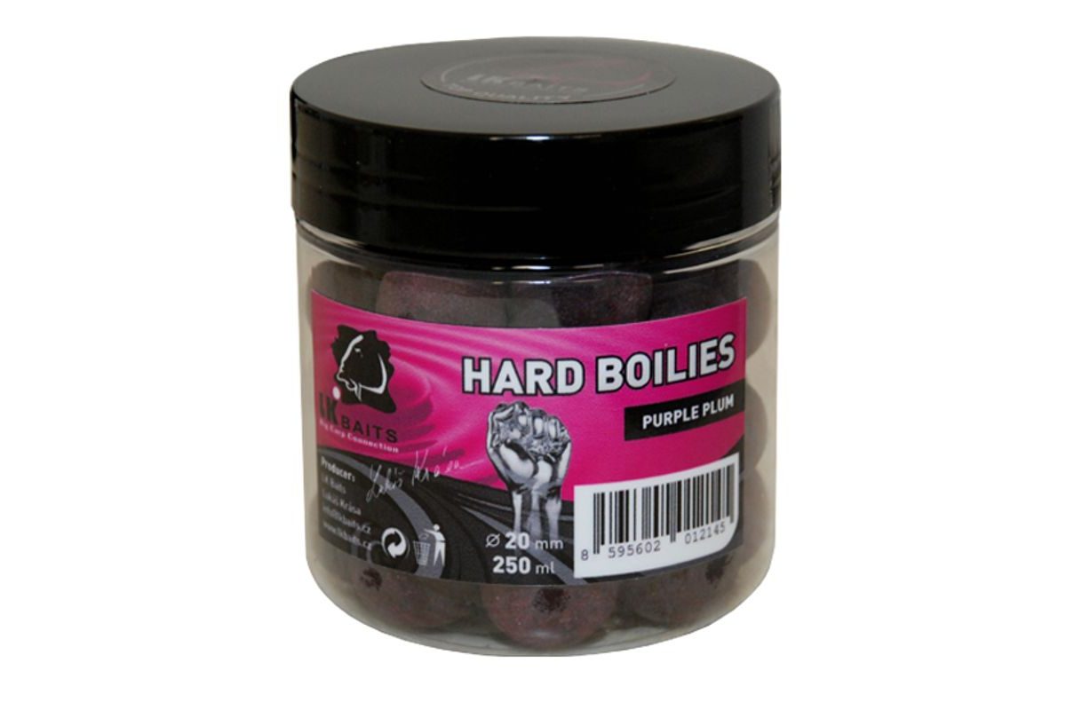 LK Baits Boilie TopRestart HARD Boilies Purple Plum 250ml