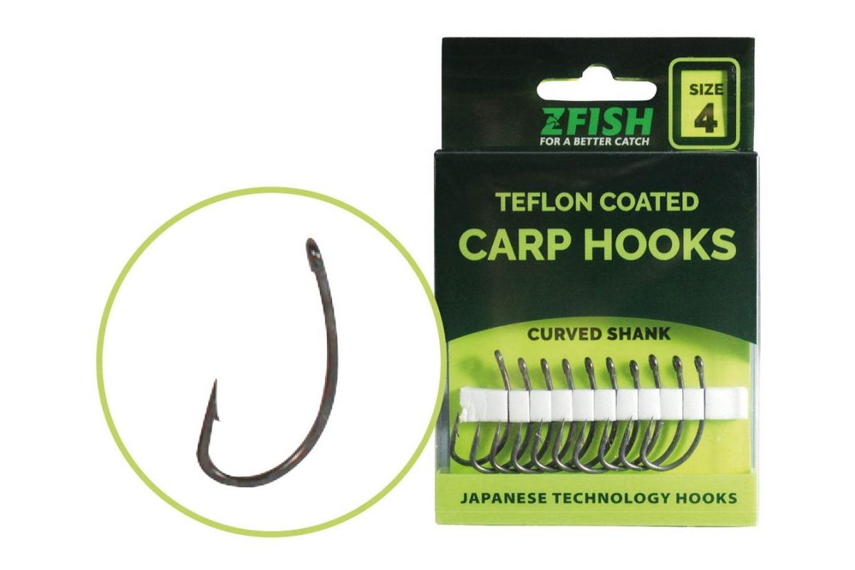 Zfish Teflonové Háčky Curved Shank
