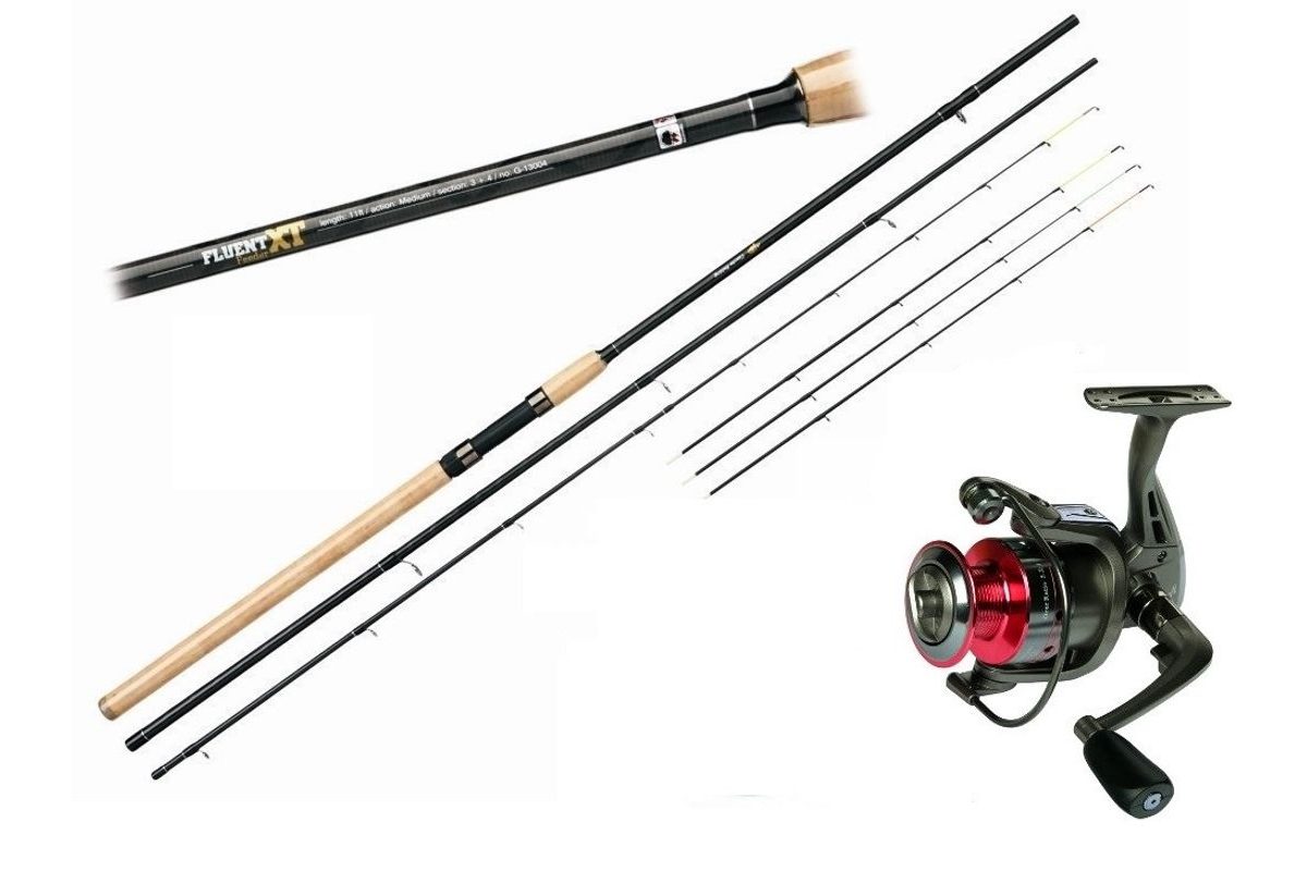 Giants Fishing Prut Fluent Feeder XT 12ft Medium + naviják zdarma!