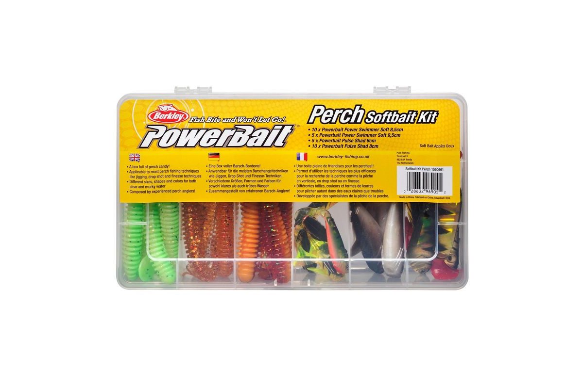 Berkley Sada Gumových nástrach PowerBait Perch Kit 30ks