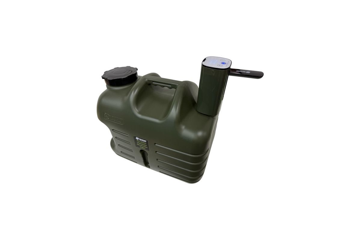 Holdcarp Set Automatická Pumpa Digital Rechargeable Tap + Cubic Water Carrier 25L