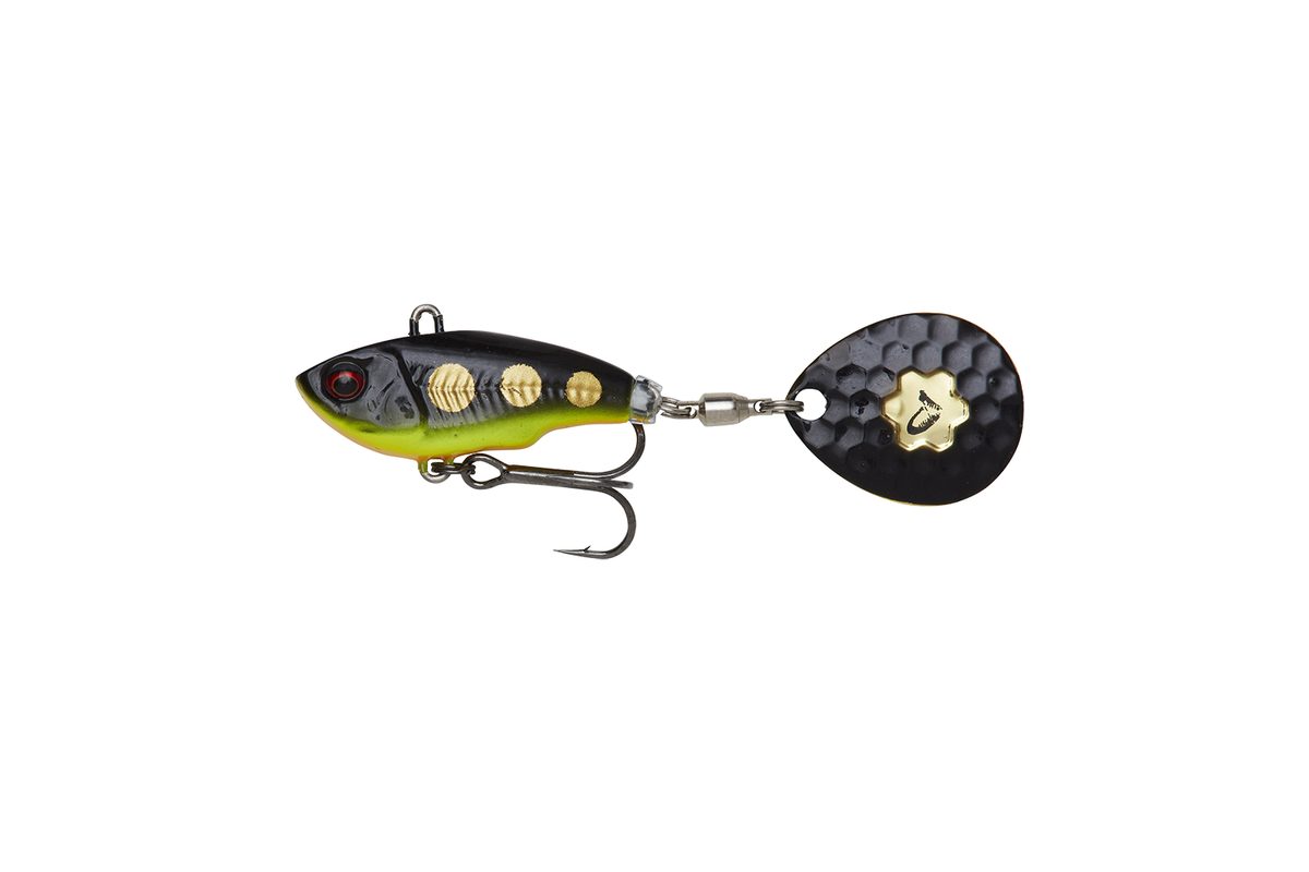 Savage Gear Tail Spinner Fat Tail Spin Sinking Black Magic