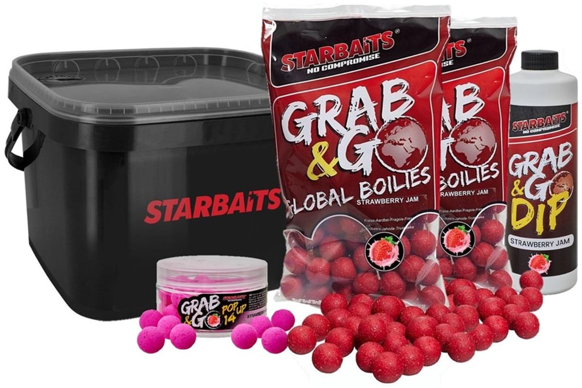 Starbaits Akční kbelík GG Global Strawberry Jam