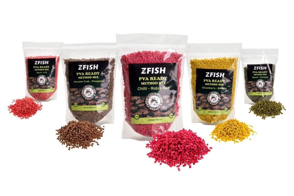 Zfish Pelety Pva Ready & Method Feeder Mix 2-3mm 1kg