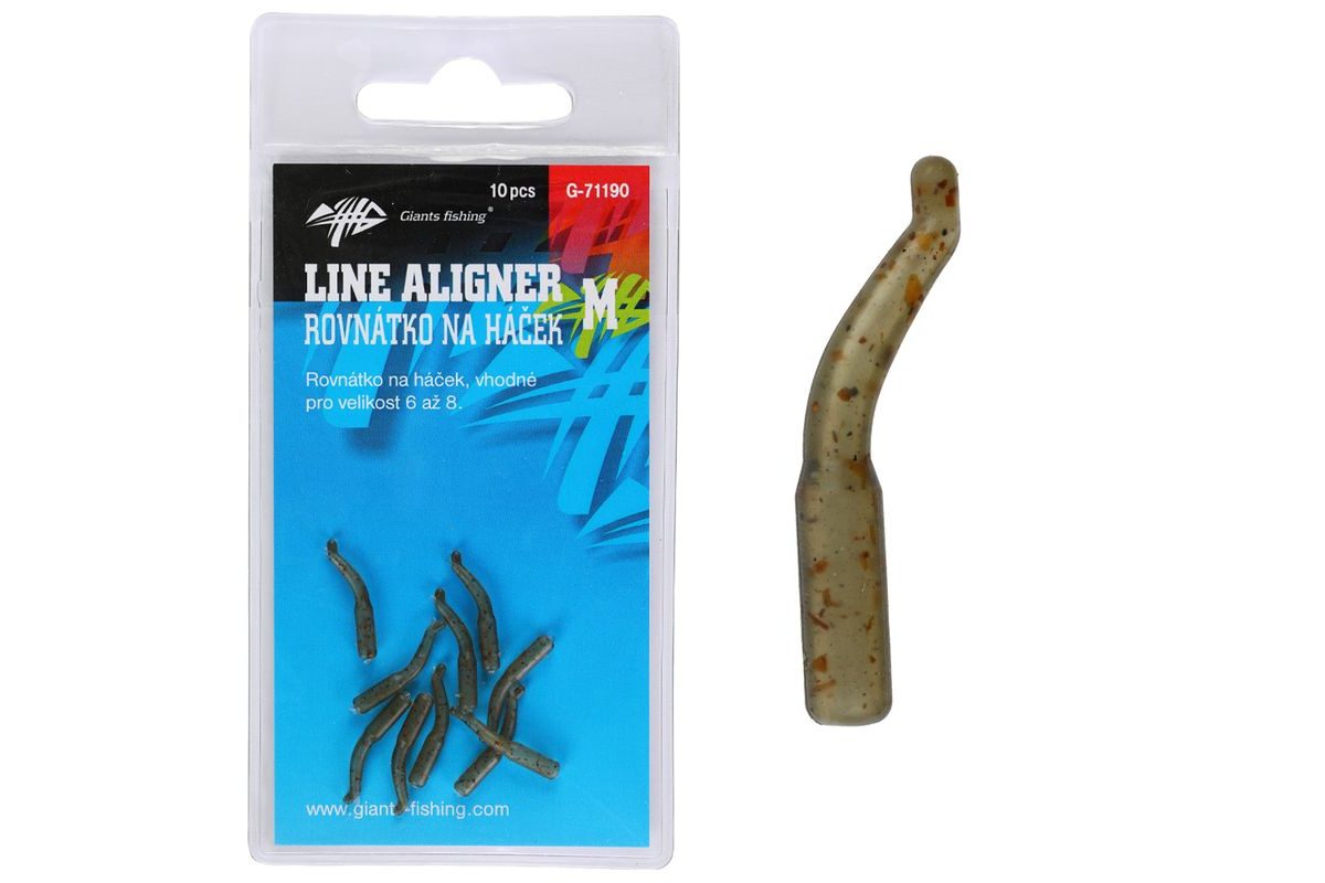 Giants fishing Rovnátka na háček Line Aligner Camo 10ks