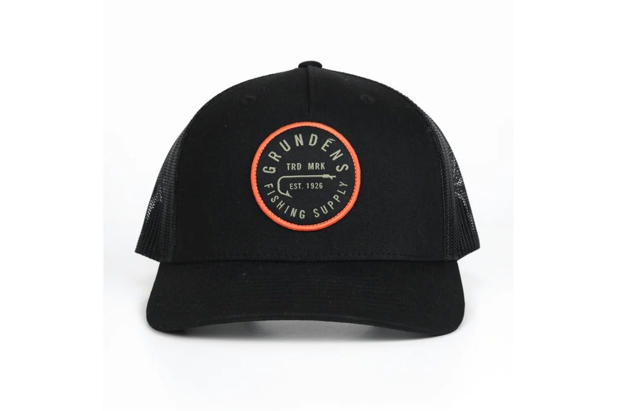 Grundéns Kšiltovka Hook Trucker FP Solid Black O/S