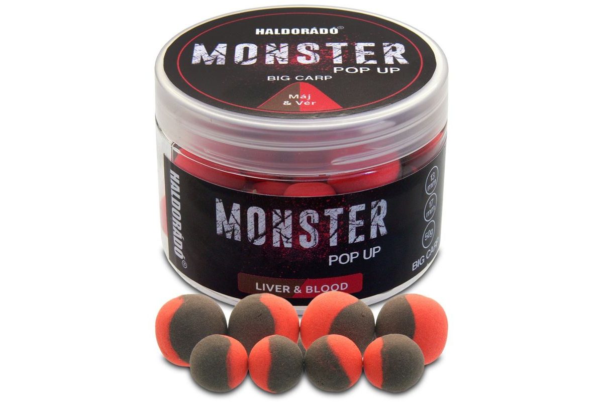 Haldorádó Pop-Up Boilies Method Monster Big Carp 13+17mm 50g