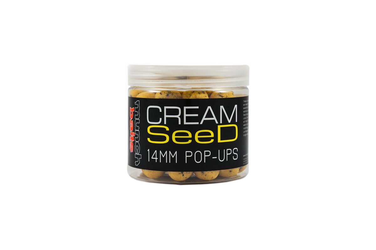 Munch Baits Plovoucí boilie Pop-Ups Cream Seed 100g