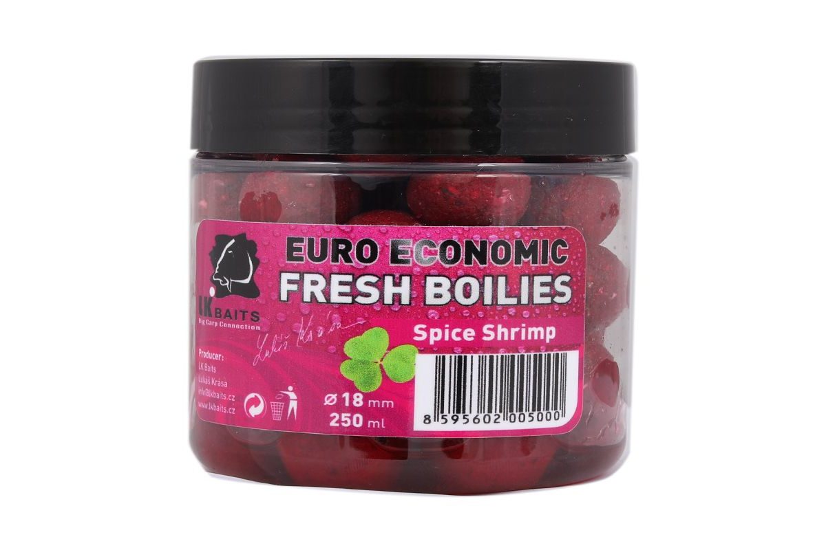 LK Baits Fresh Boilies Euro Economic 18mm 250ml
