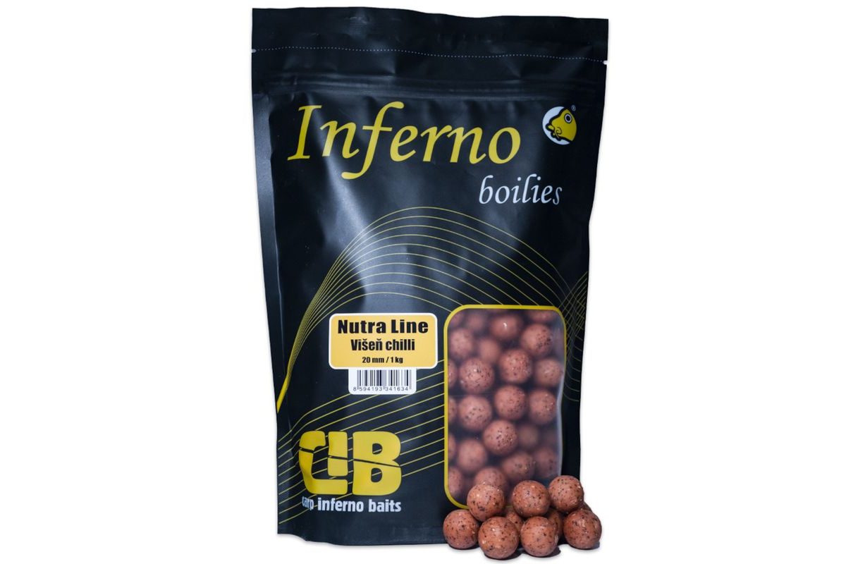 Carp Inferno Boilies Nutra Line Višňa Chilli