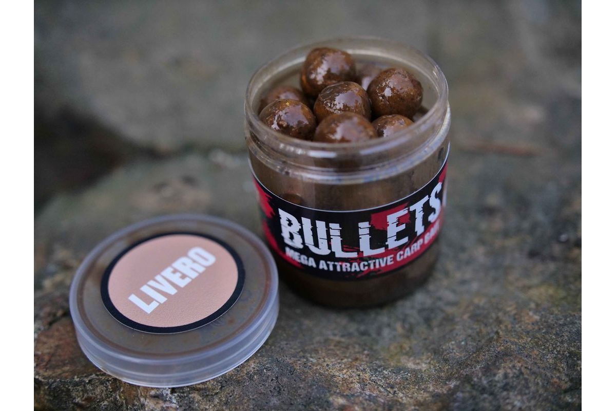 G.B.U. Boilies v dipu Bullets Livero