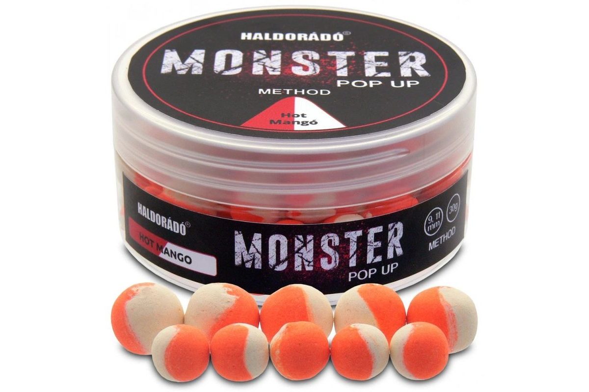 Haldorádó Pop-Up Boilies Method Monster 9+11mm 30g