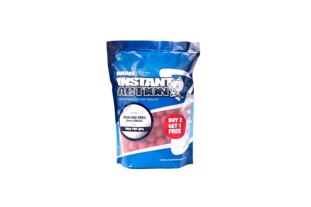 Nash Boilie Instant Action Squid & Krill