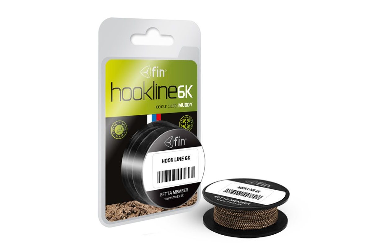 Delphin Šnúra HOOKLINE 6K Muddy 20m