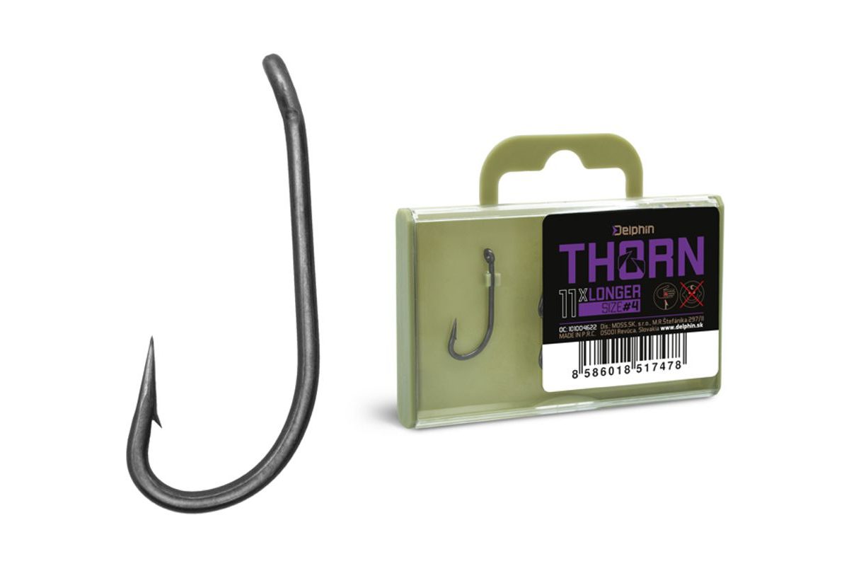 Delphin Háčky Thorn Longer 11ks