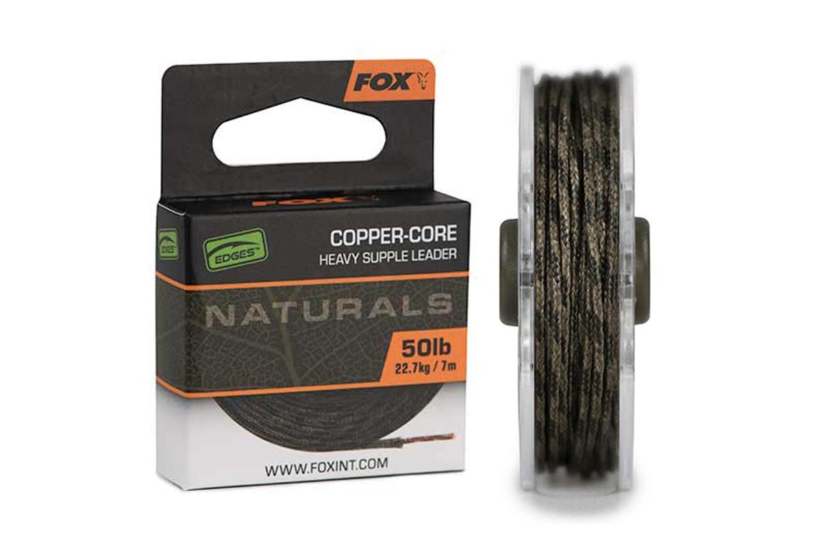 Fox Návazcová šňůra Edges Naturals Copper-Core 50lb 7m