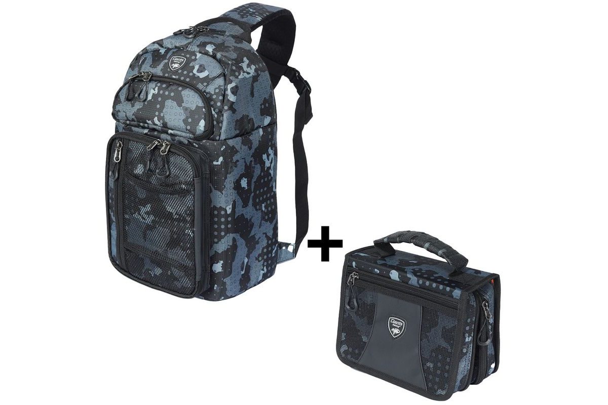 Giants fishing Akční set Vláčecí batoh Spinning Sling Bag + vláčecí taška Compact