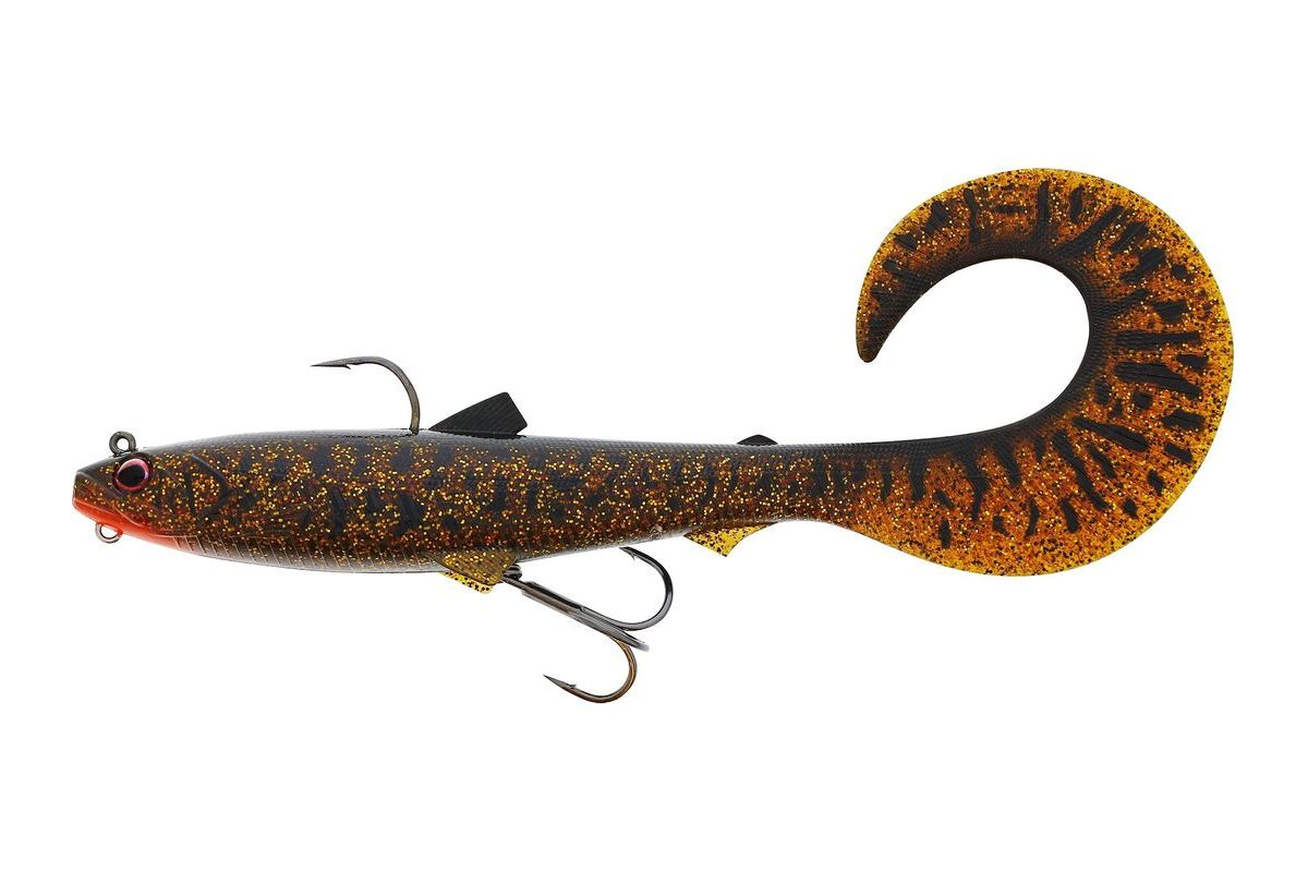 Westin Gumová nástraha Bullteez Curltail R2F Sinking Motoroil Burbot