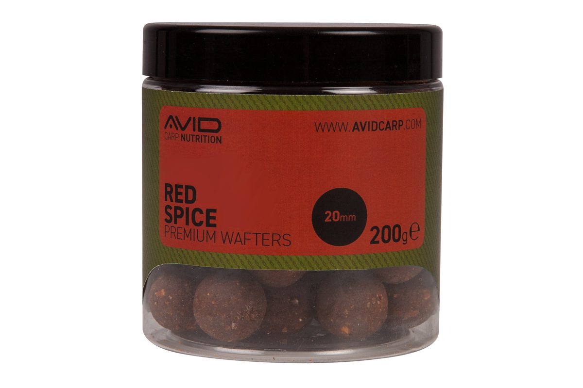 Avid Boilies Premium Wafters Red Spice Belachan 20mm 200g