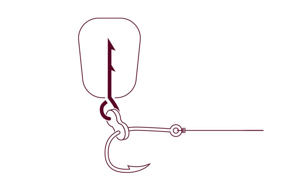 Delphin Nástrahový osten Stinger+ se silikonovým kroužkem černý 12ks