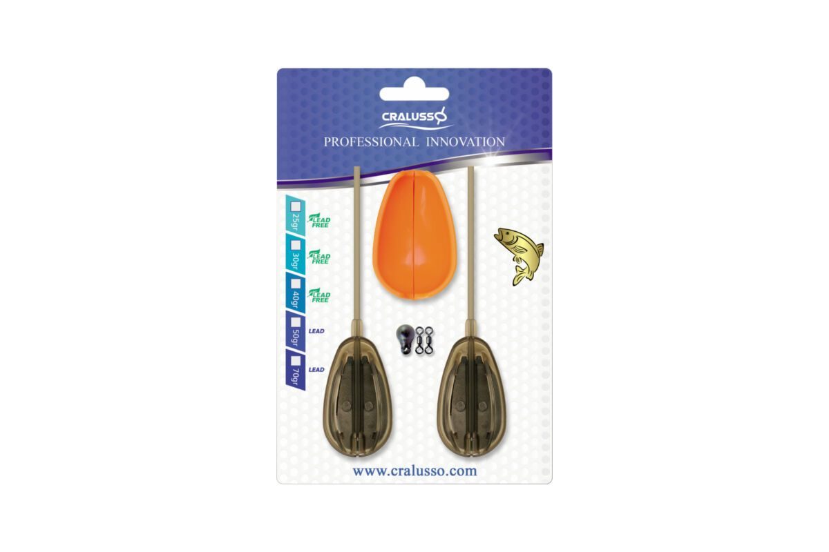 Cralusso Krmítka Rocket Method basket set 2+1 50g