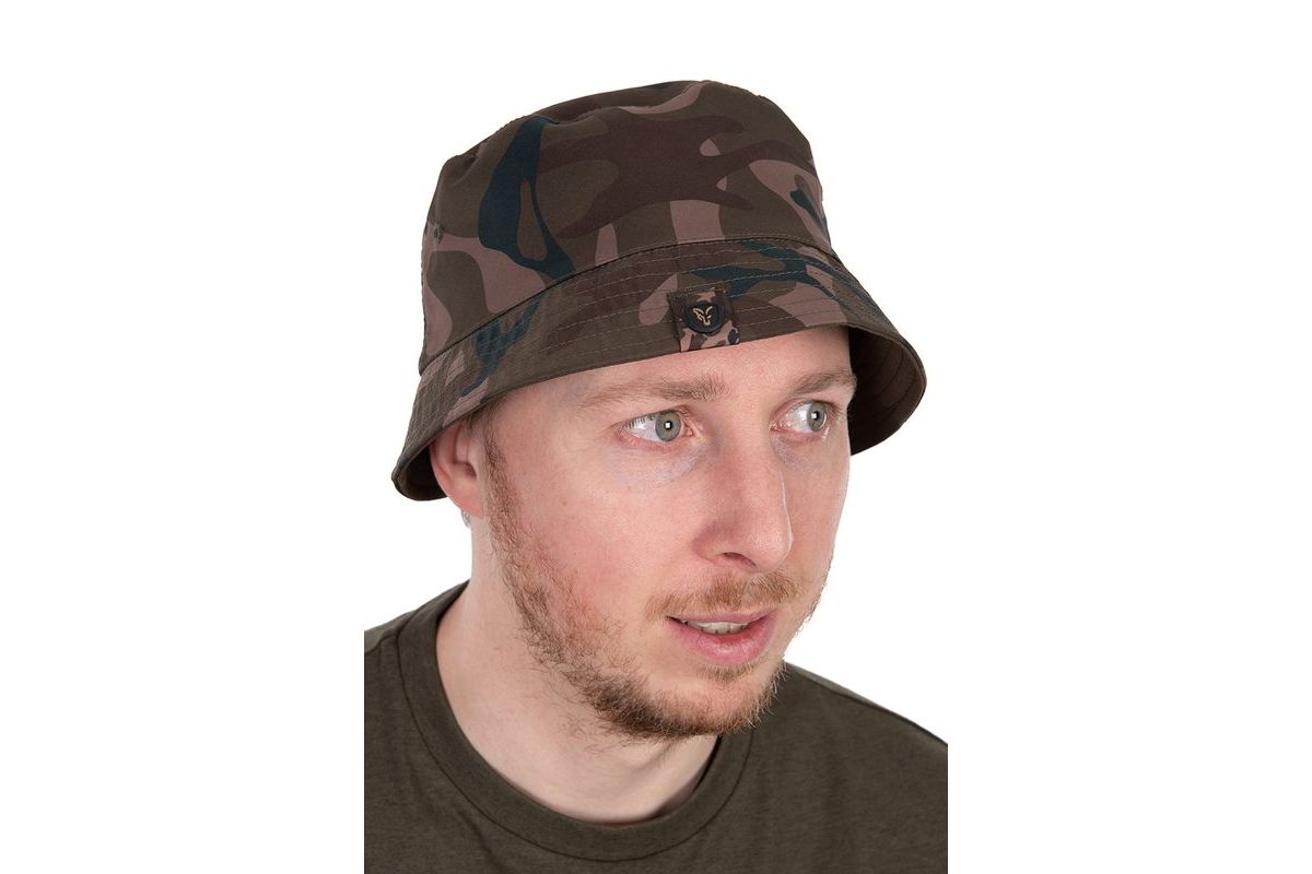 Fox Klobouk Camo Reversible bucket hat | Chyť a pusť