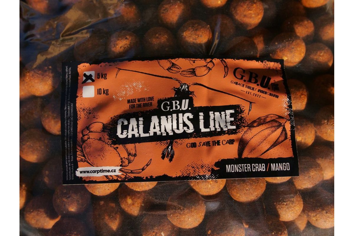G.B.U. Boilies Calanus Line Monster Crab/Mango