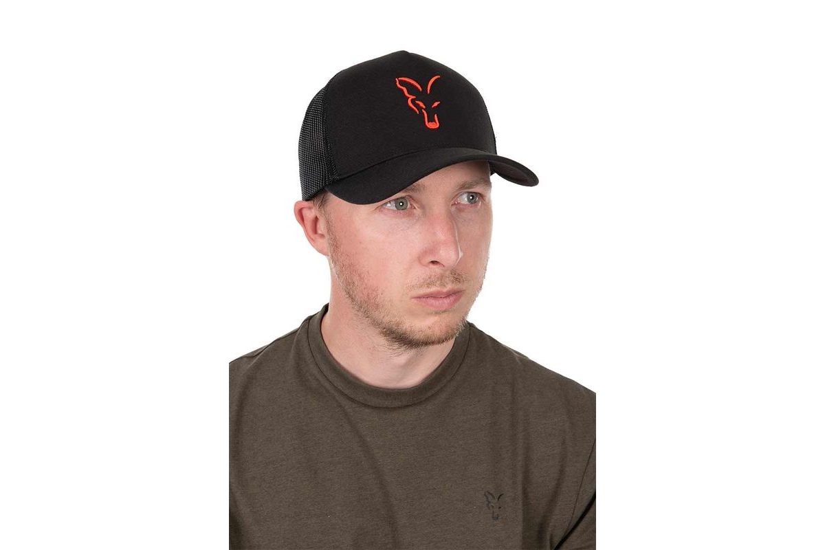Fox Kšiltovka Collection Trucker Cap Black/Orange