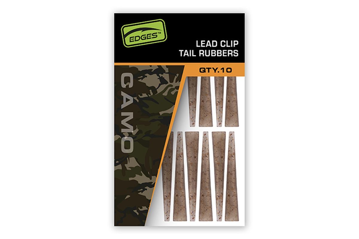 Fox Převleky Edges Camo Lead Clip Tail Rubbers 10ks