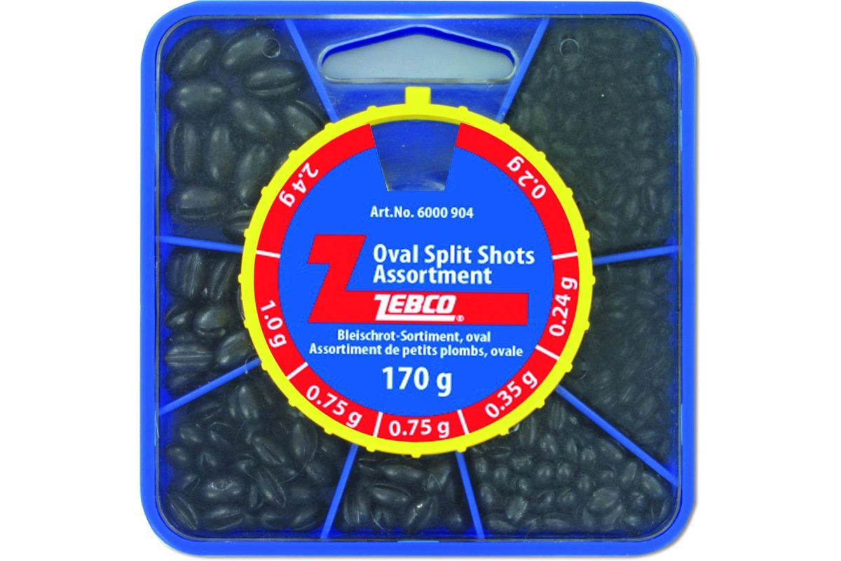 Zebco Sada oválnych brokov 170g