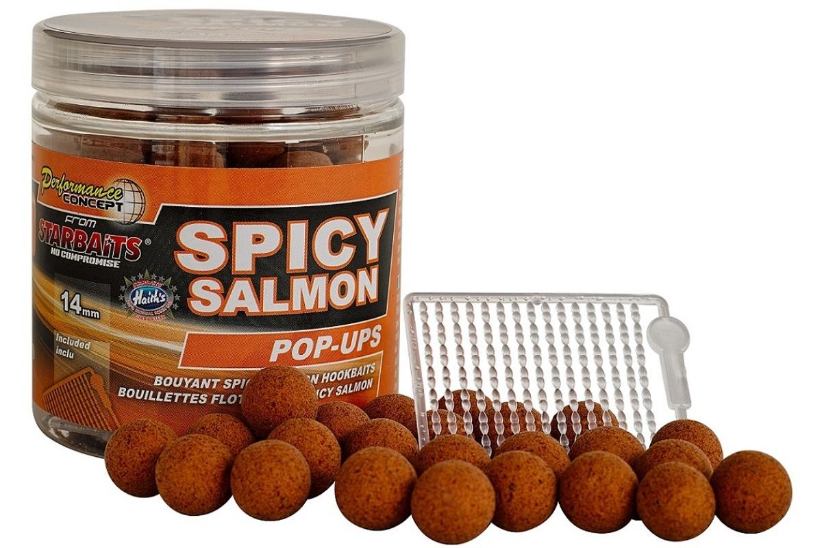 Starbaits Plovoucí boilies Spicy Salmon 80g