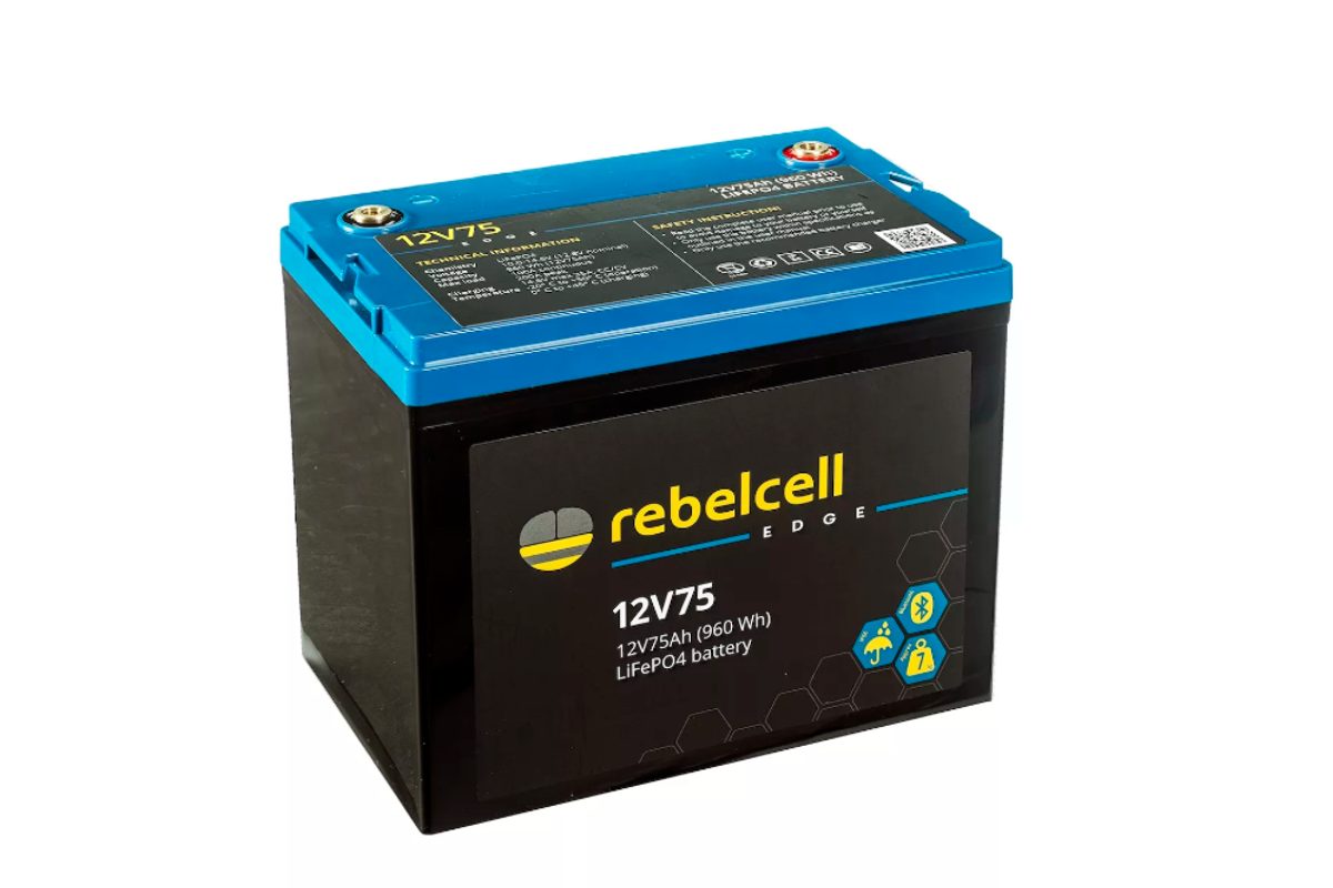 Rebelcell Baterie 12V75 EDGE LiFePO4 battery