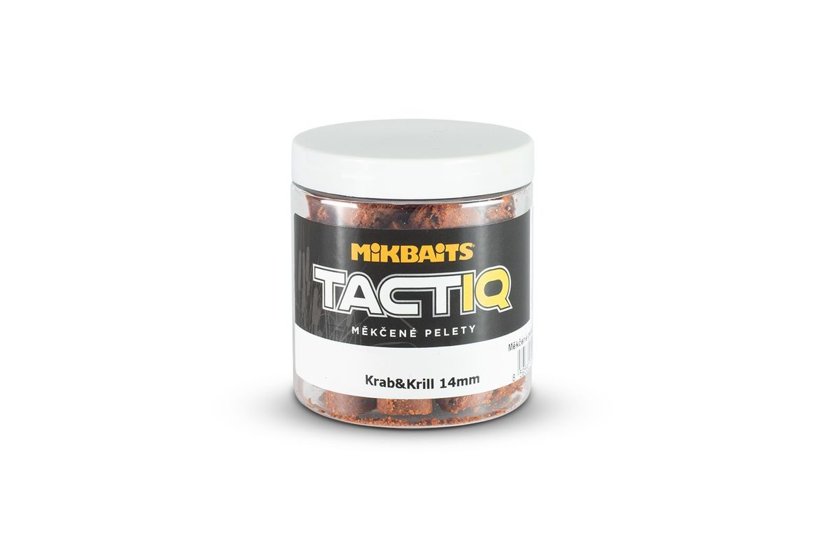 Mikbaits Měkčené pelety TactiQ Krab&Krill 250ml