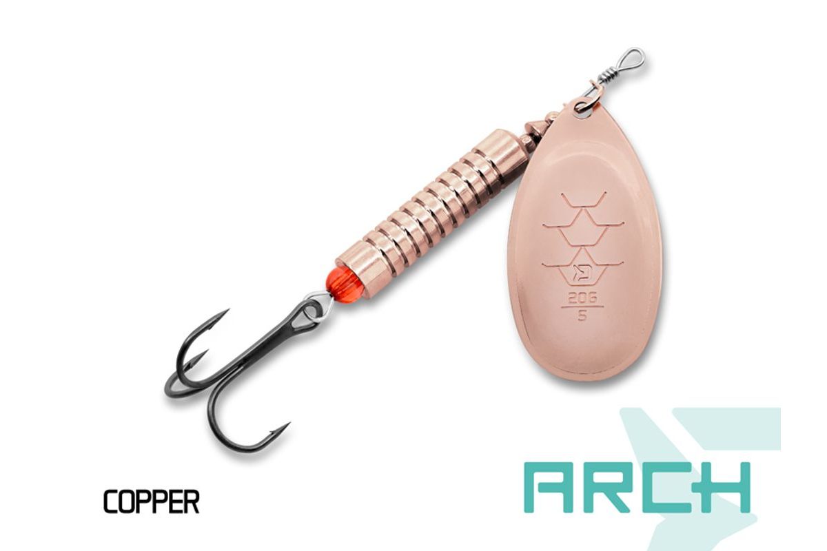 Delphin Třpytka Arch Copper