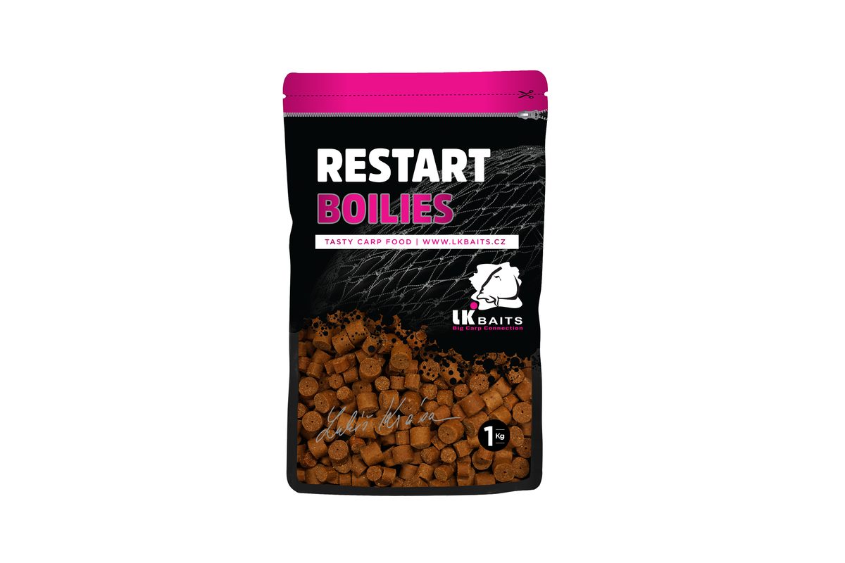 LK Baits Pelety ReStart Mussel 12-17mm 1kg