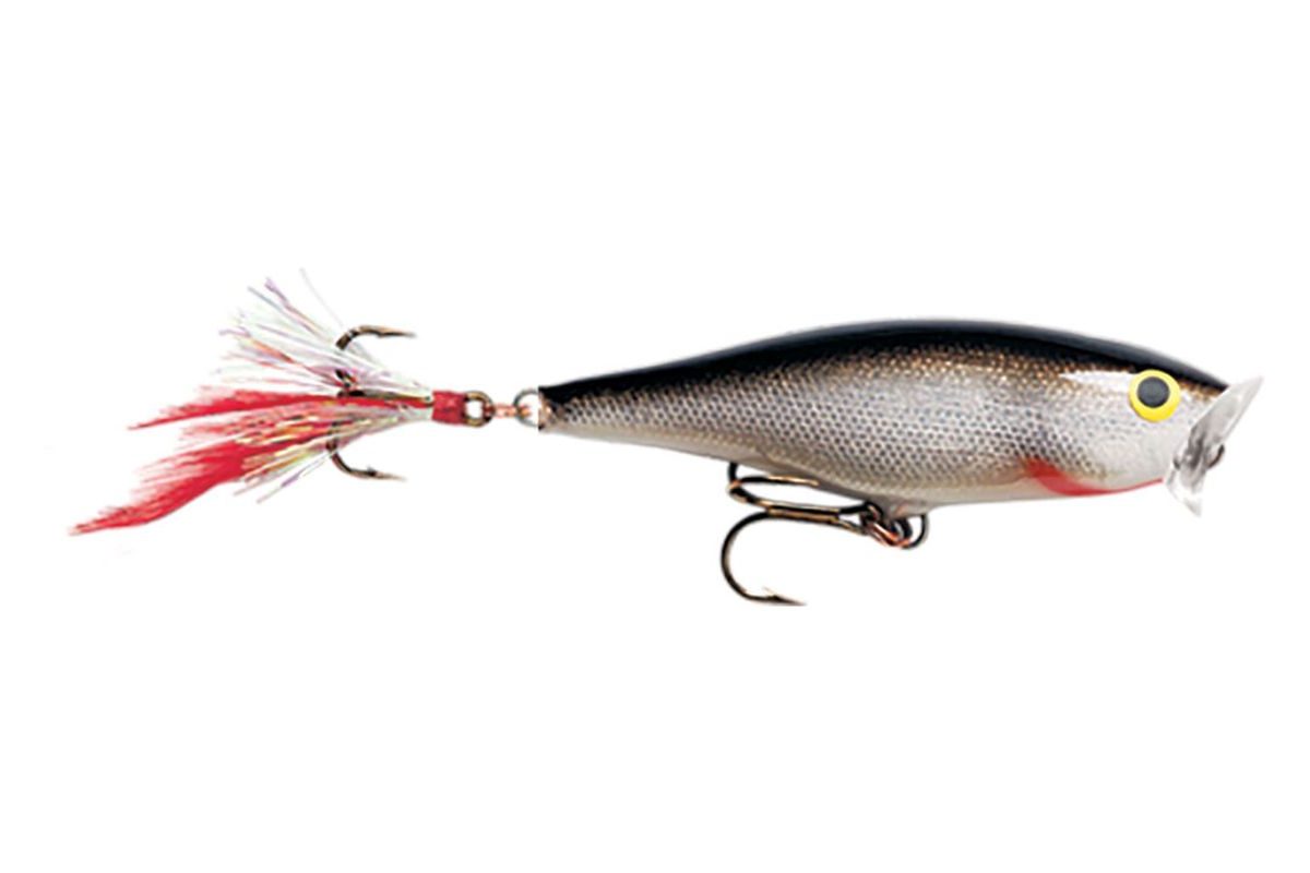 Rapala Wobler Skitter Pop Top Water Silver