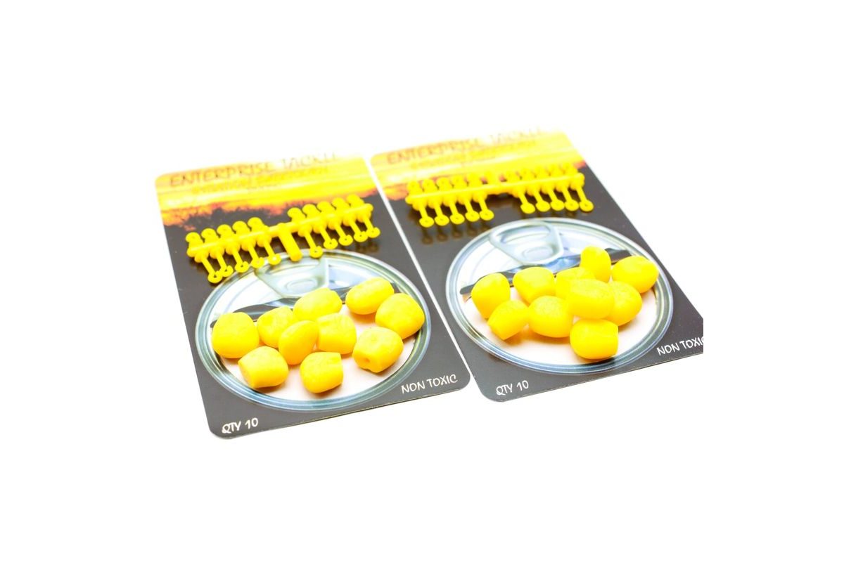 Enterprise Tackle Mäkká Kukurica so zarážkami 10 ks