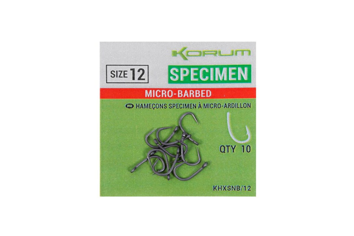 Korum Háčky Xpert Specimen Hooks 10ks