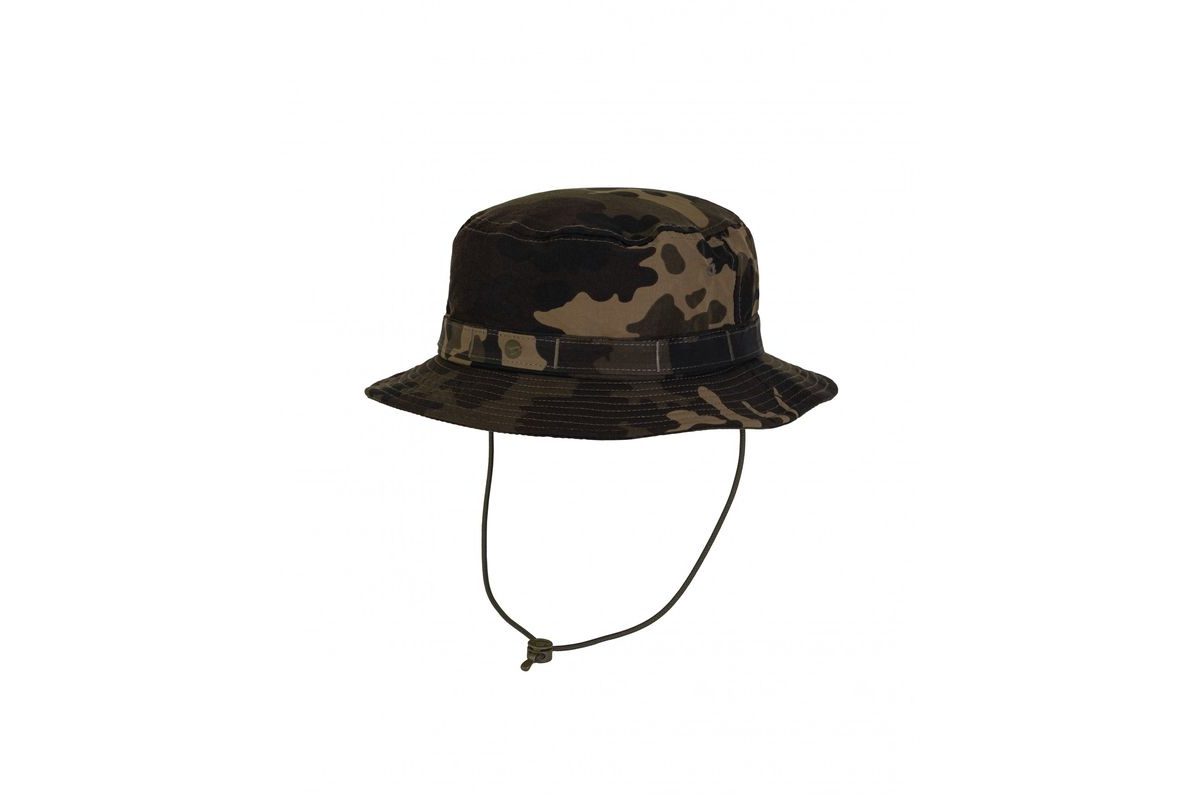 Korda Klobúk Stalking Bucket Hat Dark Kamo