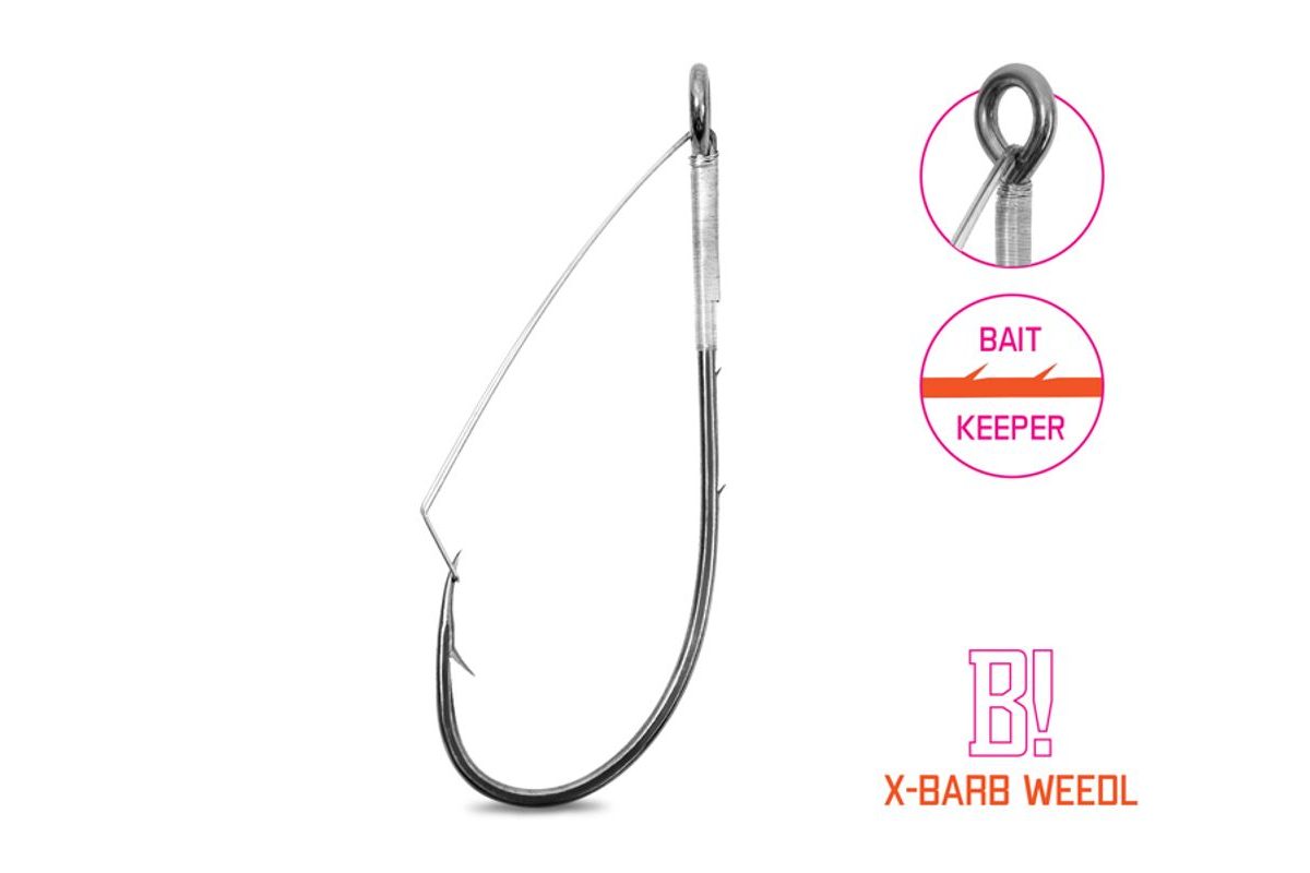 Delphin Háčik na čeburašku B! X-Barb Weedl 8ks