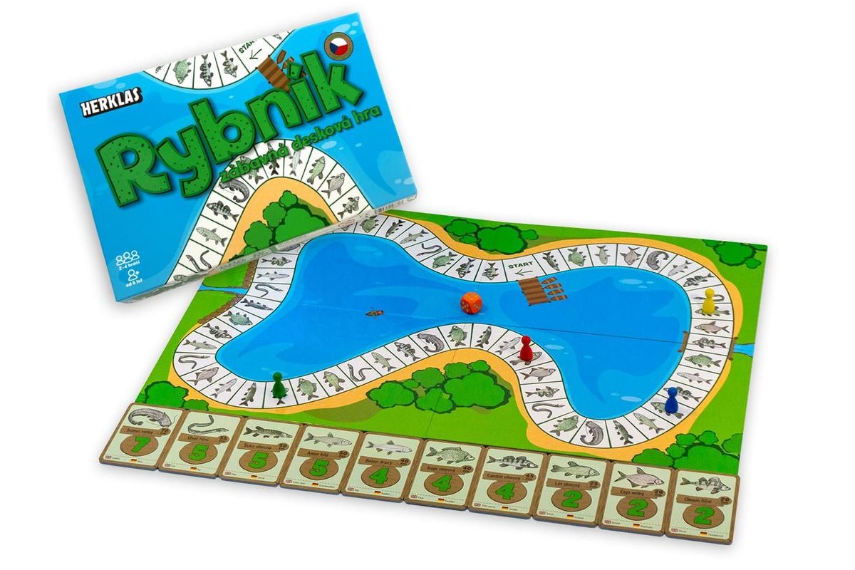 Herklas Desková hra pro rybáře Rybník